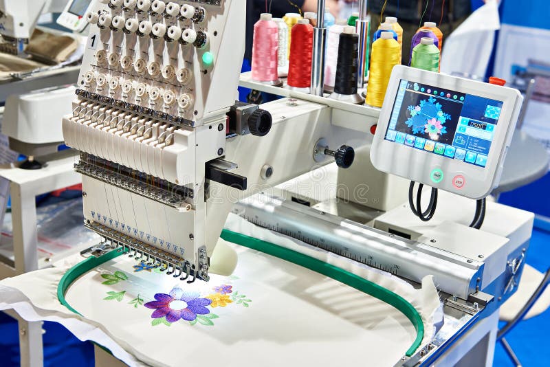 Embroidery industrial machine