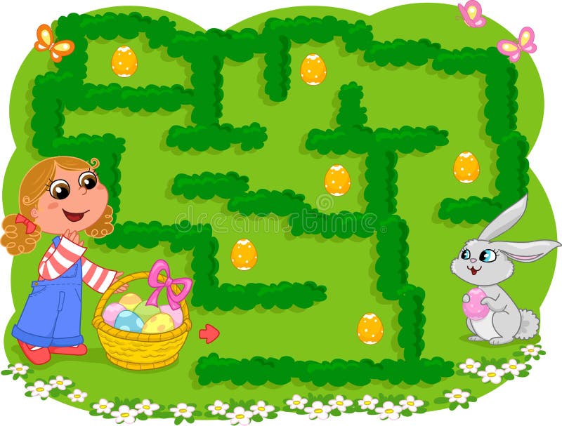 Embroma el juego: Laberinto de Pascua libre illustration Embroma el juego: Laberinto de Pascua libre illustration