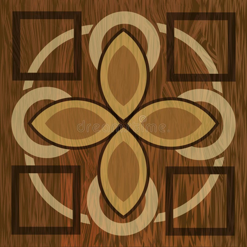 Embutido de madera, luz y modelos de madera oscuros Plantilla de madera de la decoración del arte Elementos geométricos texturiza ilustración del vector Embutido de madera, luz y modelos de madera oscuros Plantilla de madera de la decoración del arte Elementos geométricos texturiza ilustración del vector