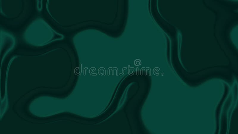 Emerald Green Liquid Abstract Background with Smooth Flowing Texture royalty free illustration