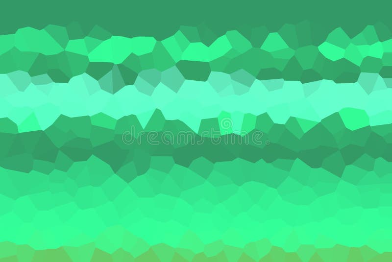 Emerald Green Low Poly Gradient Crystallize Background Illustration stock illustration