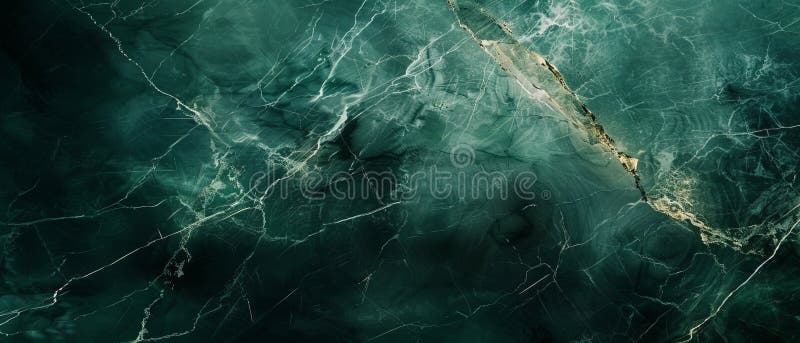 Emerald Green Marble Veins Texture Background vector illustration