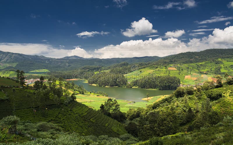 Emerald Lake, Nilgiris Ooty. Emerald Lake, Nilgiris (Ooty), Tamilnadu, India stock photos