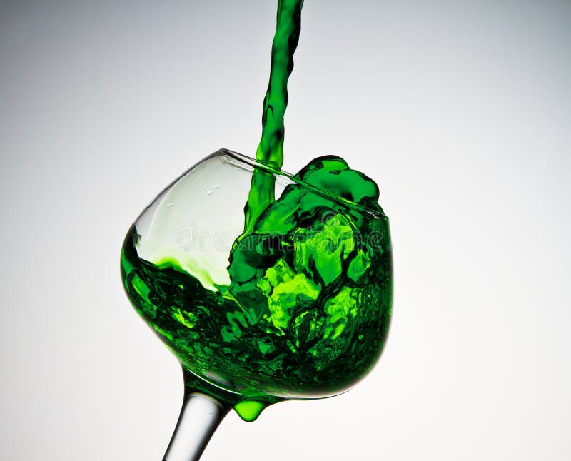 Emerald Splash stock photo. Image of stemmedglass, cocktail 29141864
