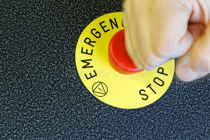 Emergency Button royalty free stock photography