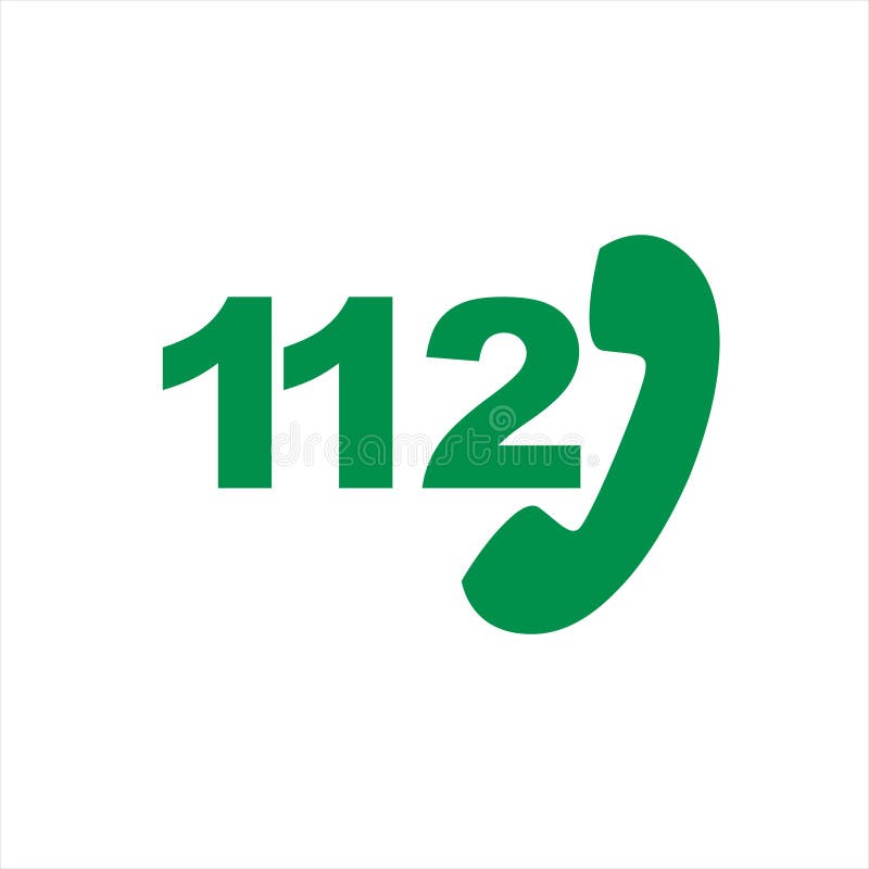 Emergency call sign stock illustration