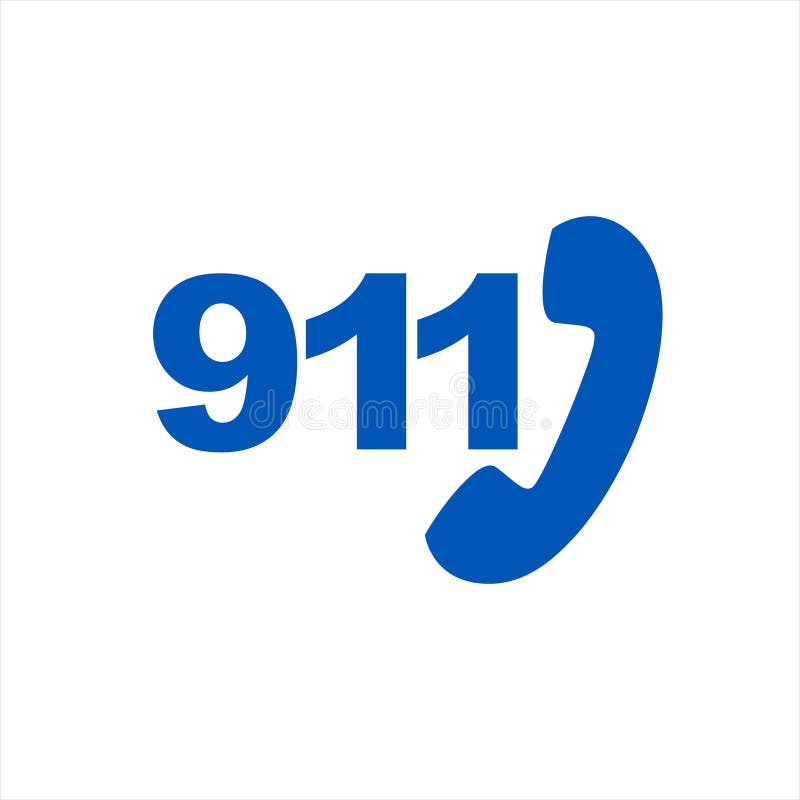 Emergency call sign royalty free illustration