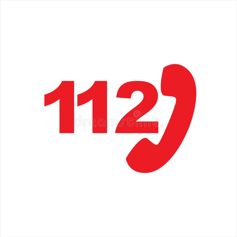 Emergency call sign stock illustration