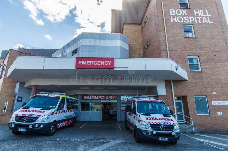 Box Hill Hospital in Melbourne, Australia was opened in 1956. This public hospital has more than 400 beds. Box Hill Hospital in Melbourne, Australia was opened in 1956. This public hospital has more than 400 beds.