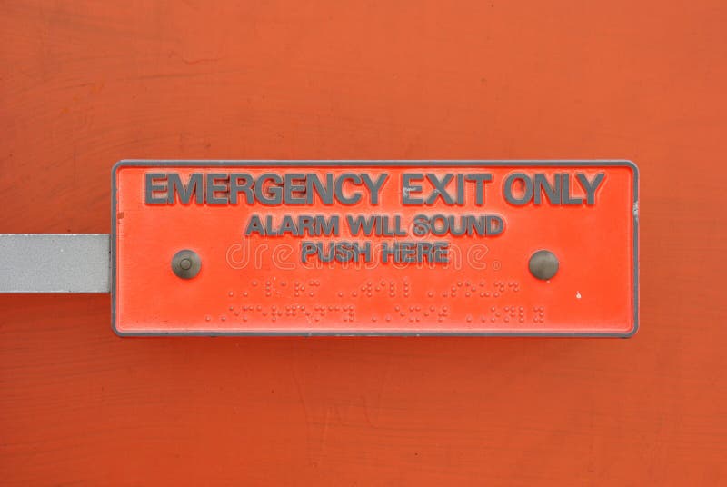 Emergency Exit Only
