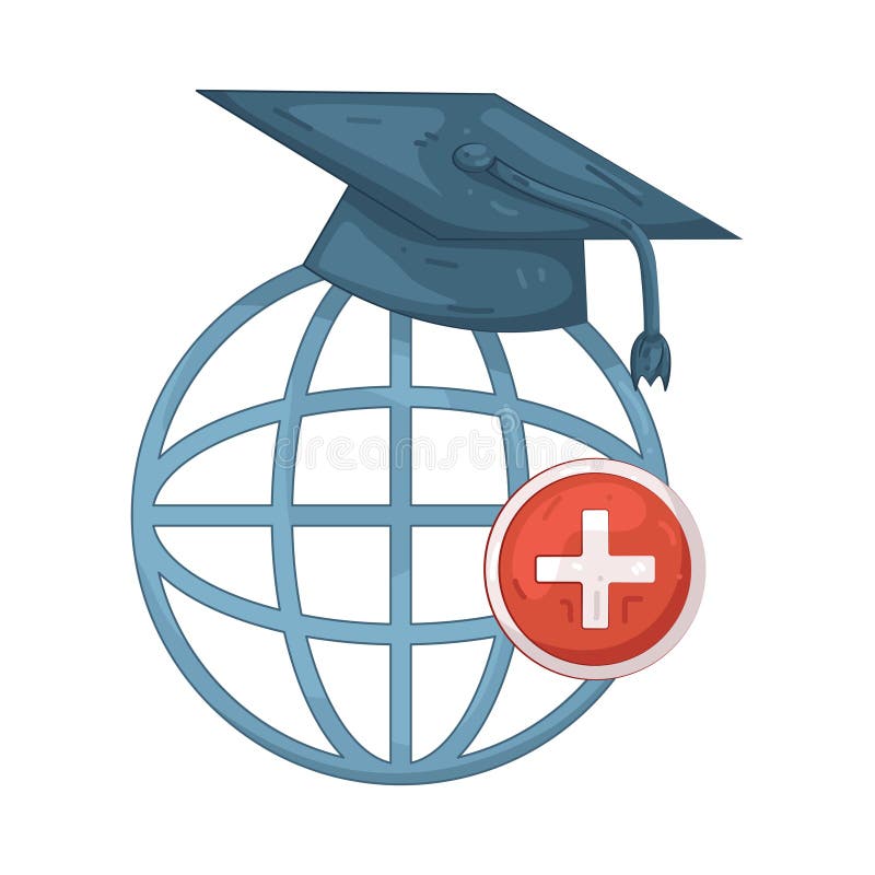 Global education vector illustration