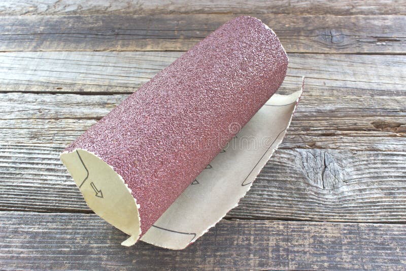 Emery paper - sandpaper stock photos