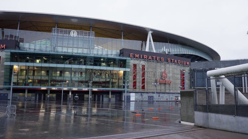 Emirates Stadium - Home of Arsenal London Football Club Stock Video ...