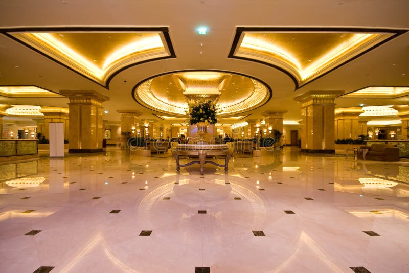 Emiratów hotelu lobby pałac