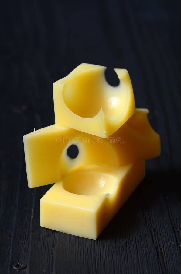 Emmental cheese stock photo. Image of piece, swiss, hard 63165682