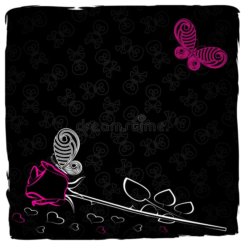 Emo background royalty free illustration Emo background royalty free illustration