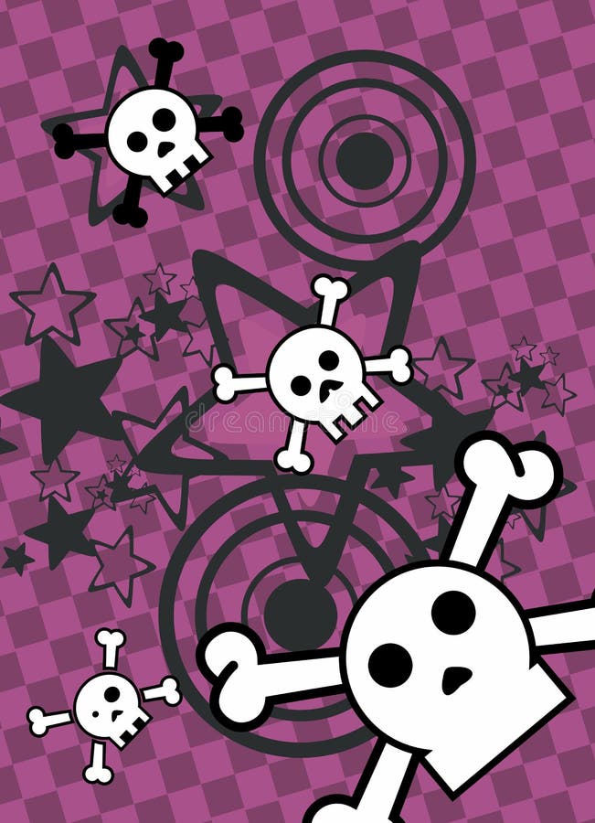 Emo Style Cartoon Skull and Stars Cel Phone Wallpaper 6 Stock Vector - Illustration of skeleton, pattern: 189001127 Emo Style Cartoon Skull and Stars Cel Phone Wallpaper 6 Stock Vector - Illustration of skeleton, pattern: 189001127