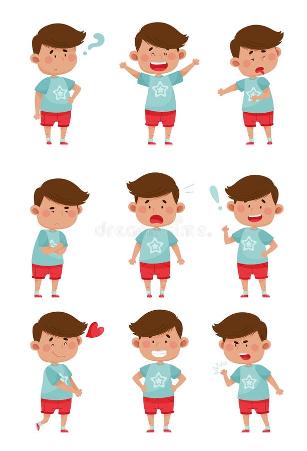 Scared Face Boy Clip Art - Scared Face Boy Image