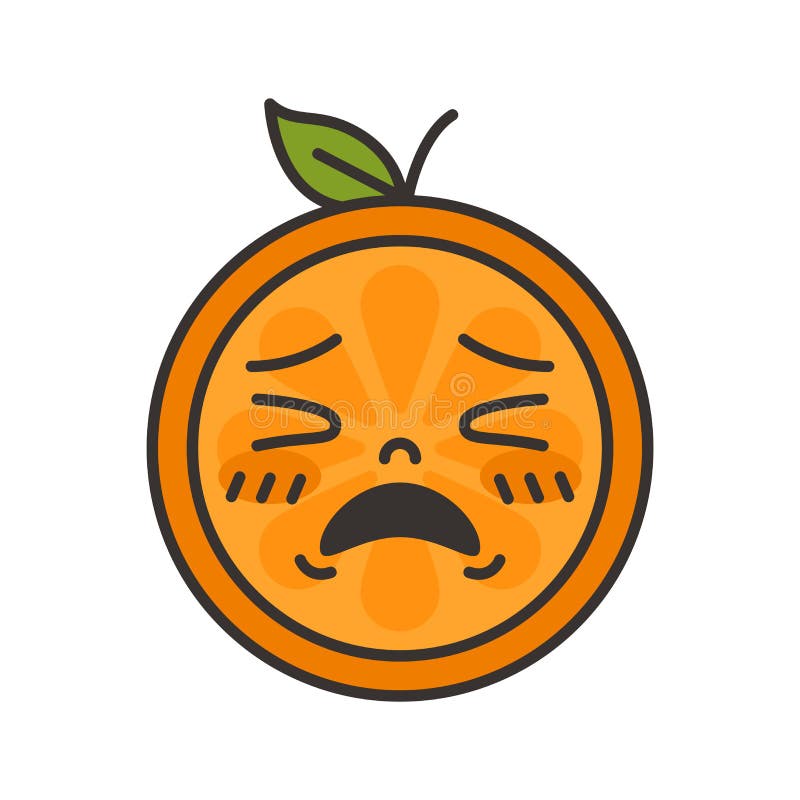 Crying Orange Stock Illustrations 998 Crying Orange Stock