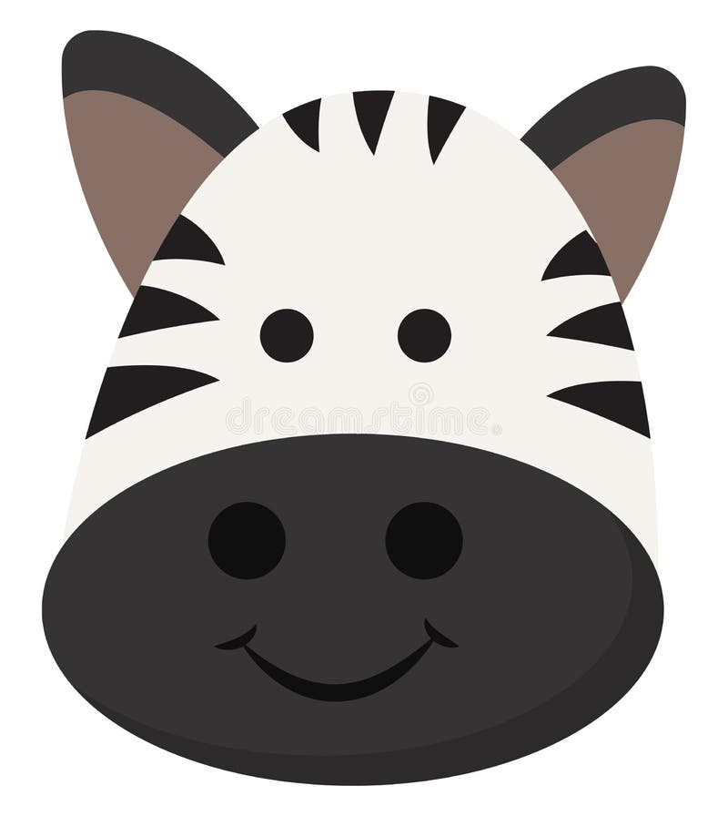 Emoji Der Lachelnden Cartoon Seite Einer Zebra Vektor Oder Farbillustrierung Vektor Abbildung Illustration Von Wild Gesicht 160162513