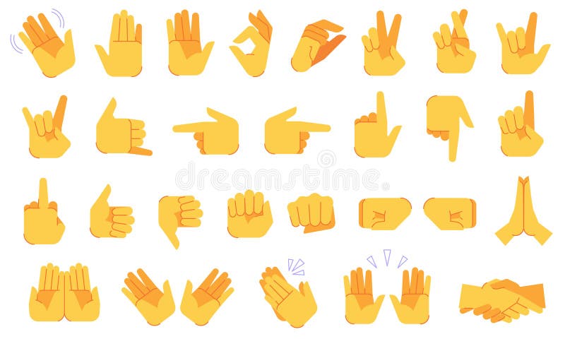 Premium Vector  Handshake icon of various skin tones hand gesture emoji  vector illustration