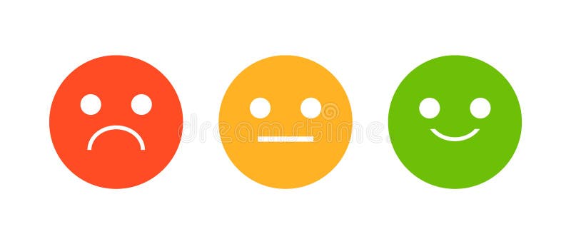 Emoji Faces Icons Vector Design Bad Stock Vector (Royalty Free