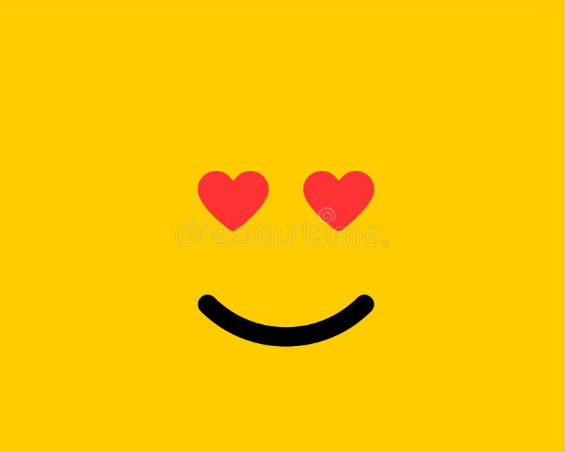 Emoji Smile Icon Vector Symbol on Yellow Background. Smiley Face Cartoon  Character Wallpaper Stock Vector - Illustration of facial, flat: 154932990