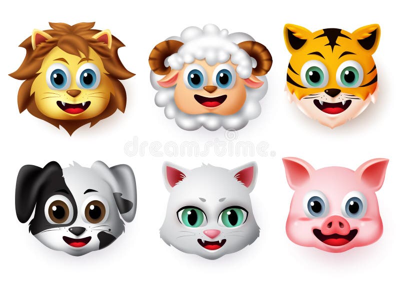 Angry Cat Emoticon Emoji Smiley Vector Illustration Stock