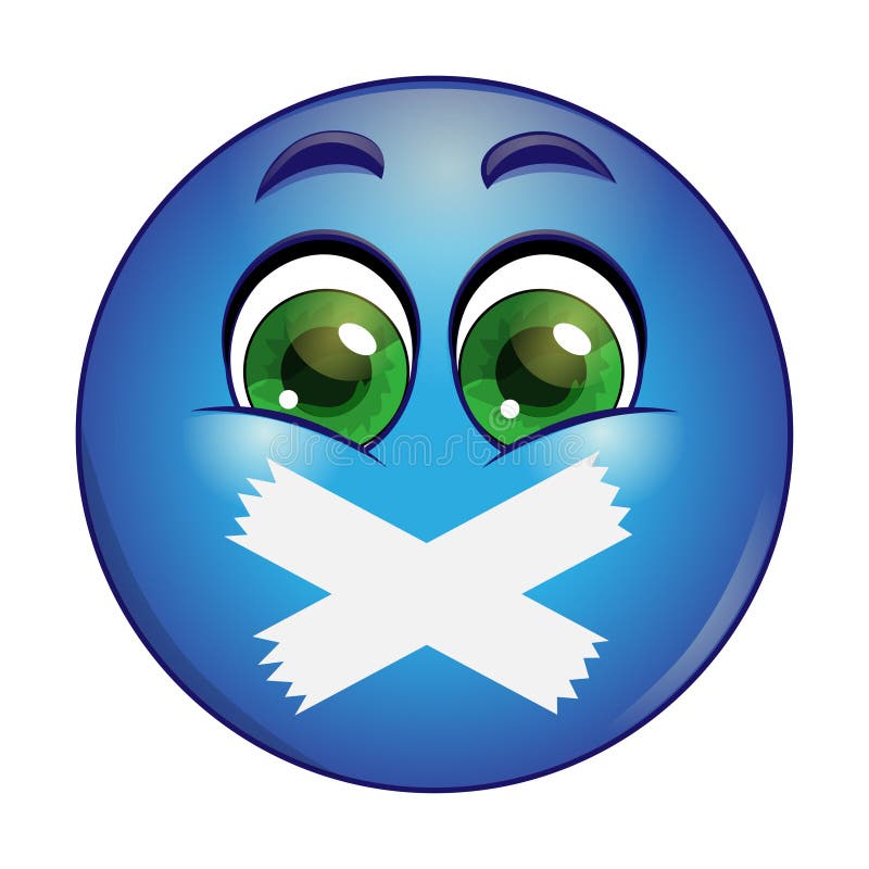 Tape Over Mouth Expression stock illustration. Illustration of image