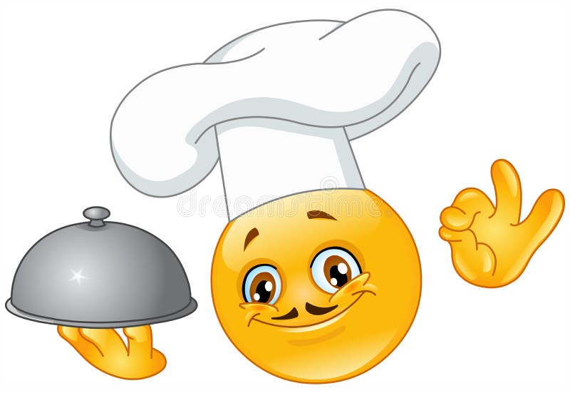 emoticon шеф-повара иллюстрация штока emoticon шеф-повара иллюстрация штока