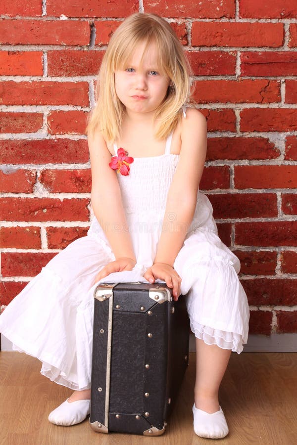 Emotional little girl stock images Emotional little girl stock images