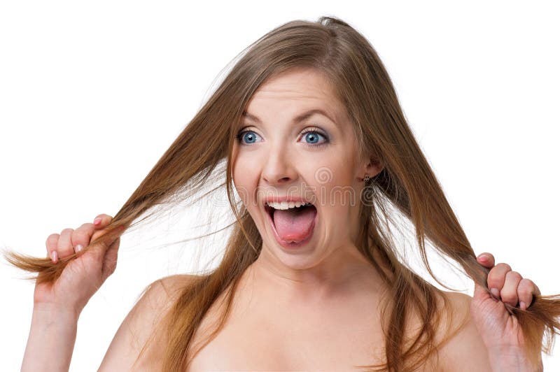 Emotional portrait stock photo. Image of mental, emotion - 34947458