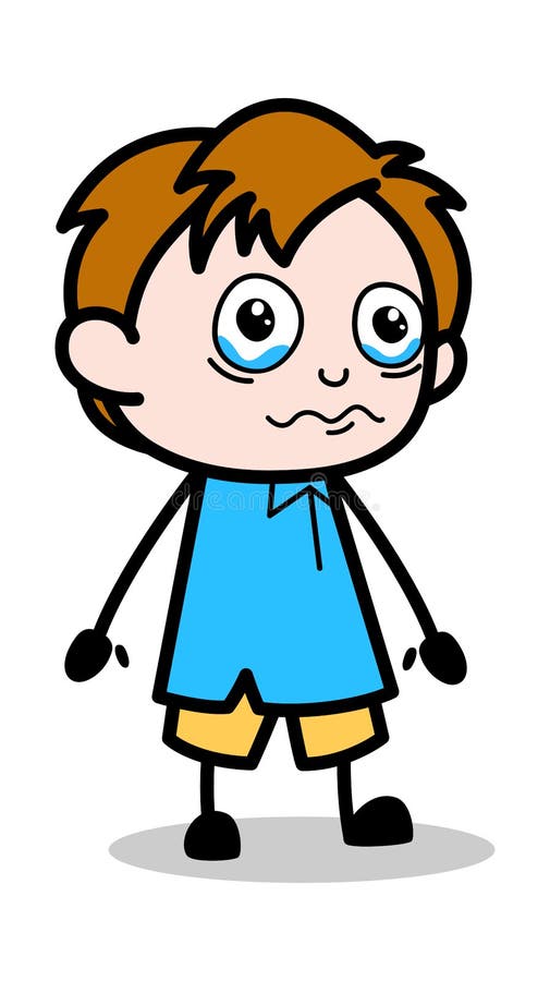 Emotional - School Boy Cartoon Character Vector Illustration Stock  Illustration - Illustration of children, cartoon: 148499278