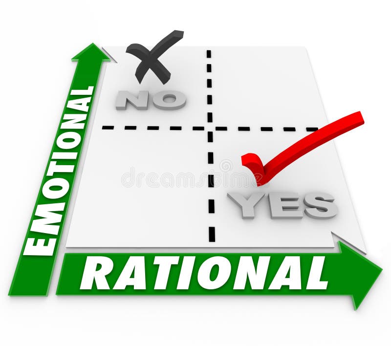 Emotional Vs Rational Choice Decision Making Best Option Alternative Matrix