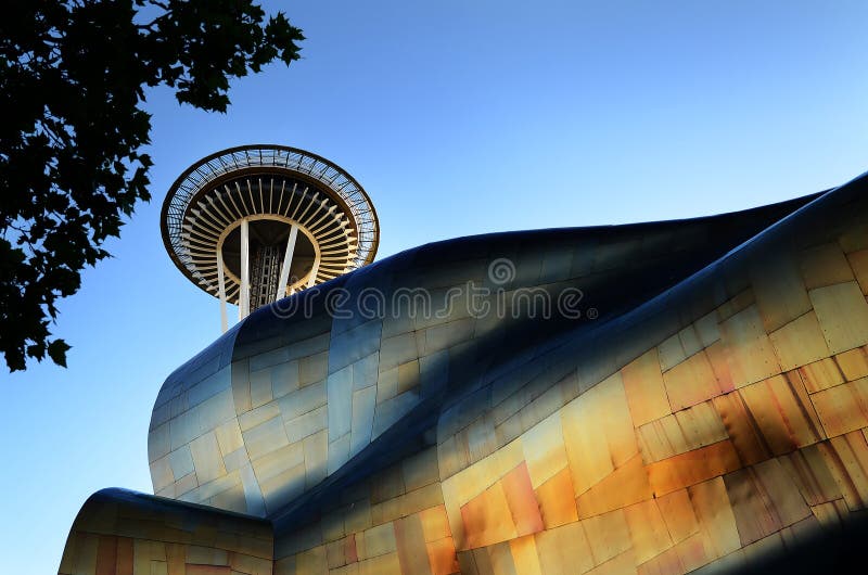 Emp museum, Seattle royalty-vrije stock afbeelding Emp museum, Seattle royalty-vrije stock afbeelding