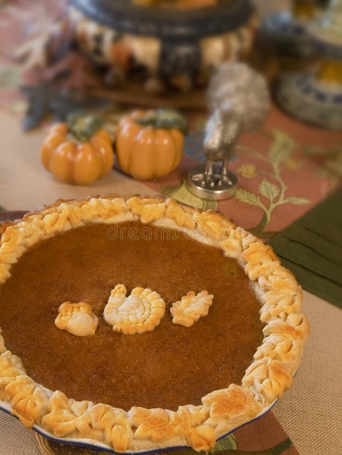 Empanada de calabaza de la acción de gracias imagen de archivo Empanada de calabaza de la acción de gracias imagen de archivo
