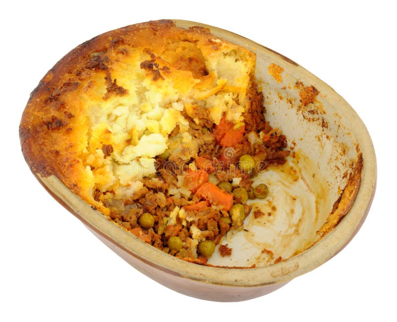 Empanada de la cabaña en plato viejo de la loza de barro imagen de archivo libre de regalías Empanada de la cabaña en plato viejo de la loza de barro imagen de archivo libre de regalías