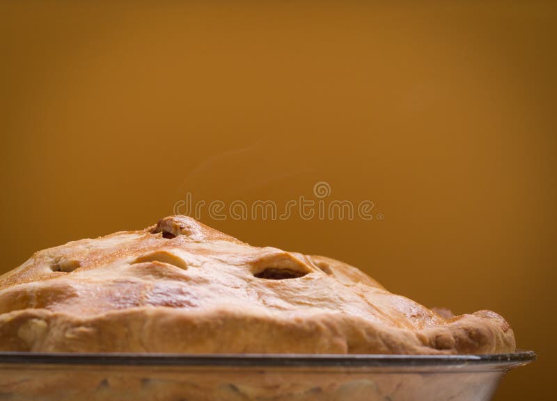 Empanada de manzana cocida al horno fresca imágenes de archivo libres de regalías Empanada de manzana cocida al horno fresca imágenes de archivo libres de regalías