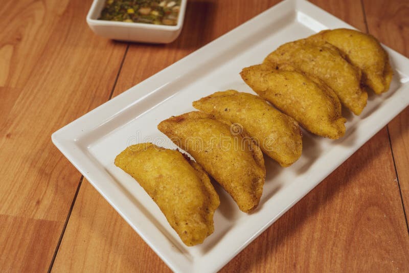 Fried Empanadas, Typical Colombian Food Stock Image Image of lunch
