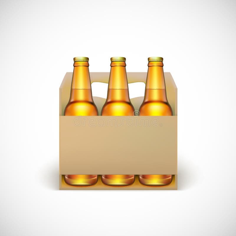 Empaquetado de la cerveza libre illustration Empaquetado de la cerveza libre illustration