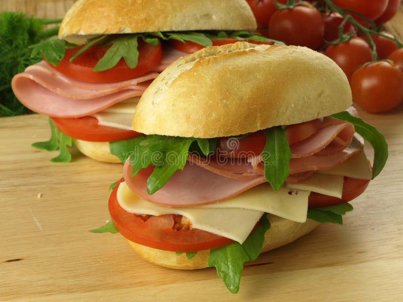 Emparedados Imagenes de archivo Imagen 24044194