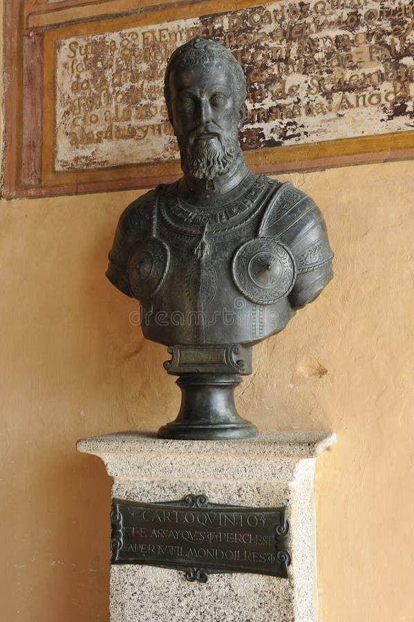 Empereur Charles V dans le monastère de Yuste, province de Caceres, Espagne