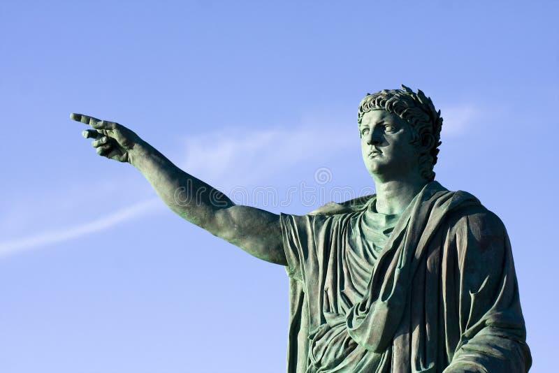 Emperor Nerone Statue stock photo. Image of latin, rome 29295594