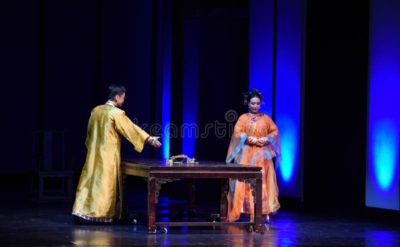 The emperor's sorrow-death feast-Modern drama Empresses in the Palace stock photography