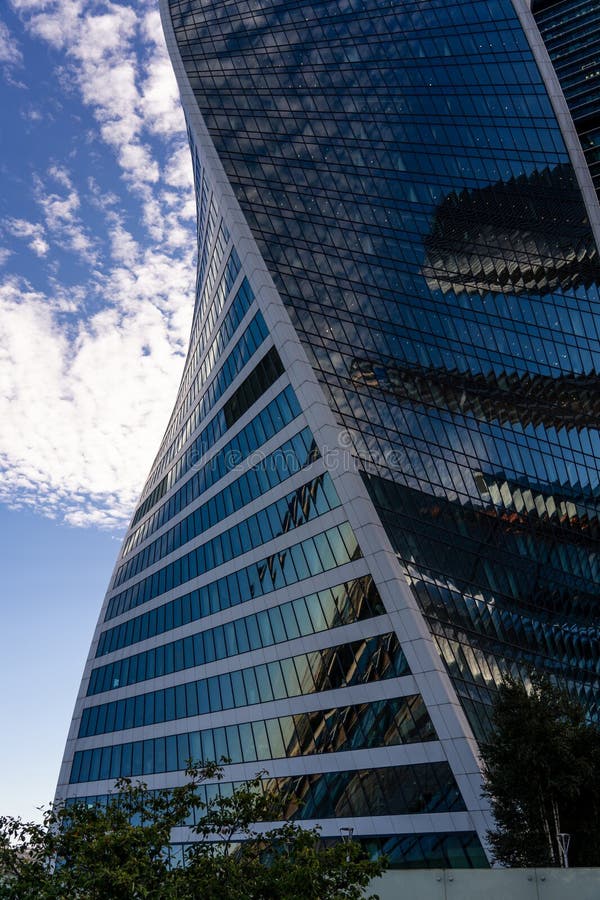 The Empire Business Complex. Evolution Tower in Moscow. Moscow Business Center stock photography