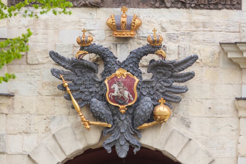Empire russe Eagle photos stock