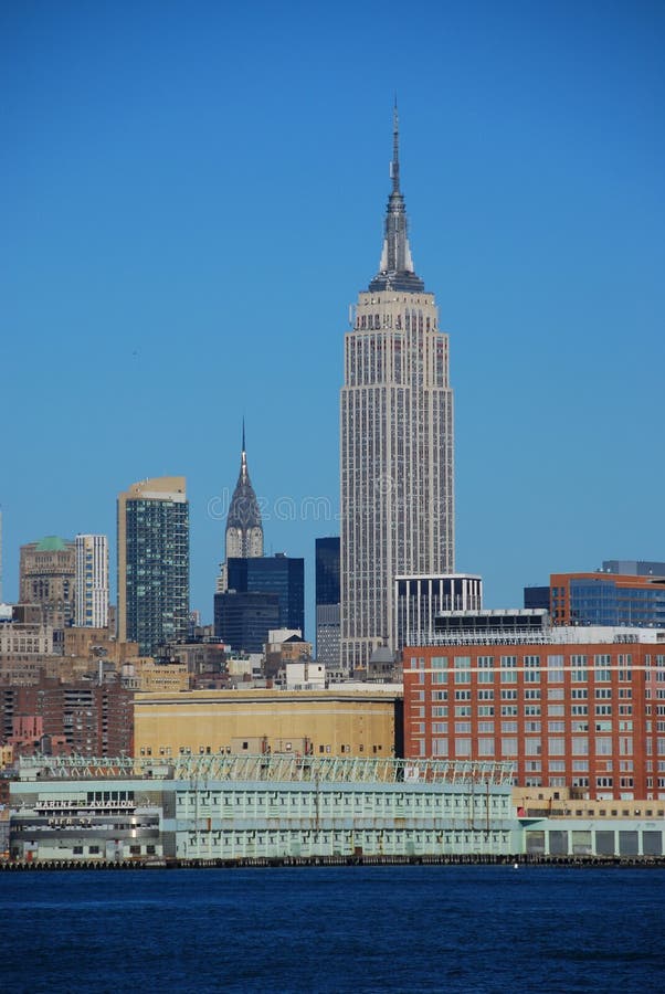 Empire State and Chrysler Buildings