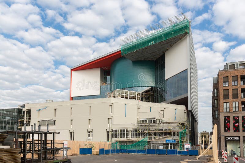 emplazamiento de la obra del nuevo centro de música en utrecht los