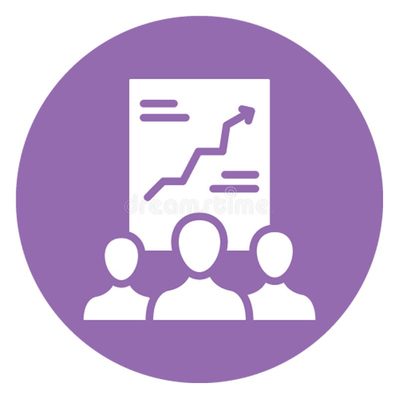 Employee growth, growth chart. Vector icon which can easily modify or editable vector illustration.
