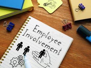 Employee Involvement Is Shown On The Business Photo Stock Image Image 